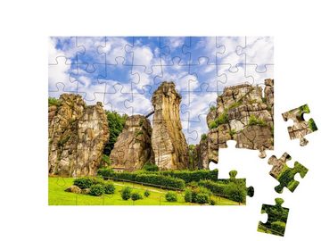 puzzleYOU Puzzle Externsteine im Teutoburger Wald, 48 Puzzleteile, puzzleYOU-Kollektionen