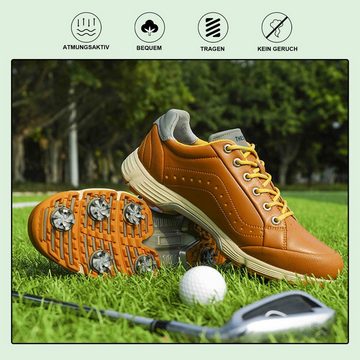 Daisred Herren Wasserdicht Outdoor Golfschuhe Sneaker Trainingsschuh