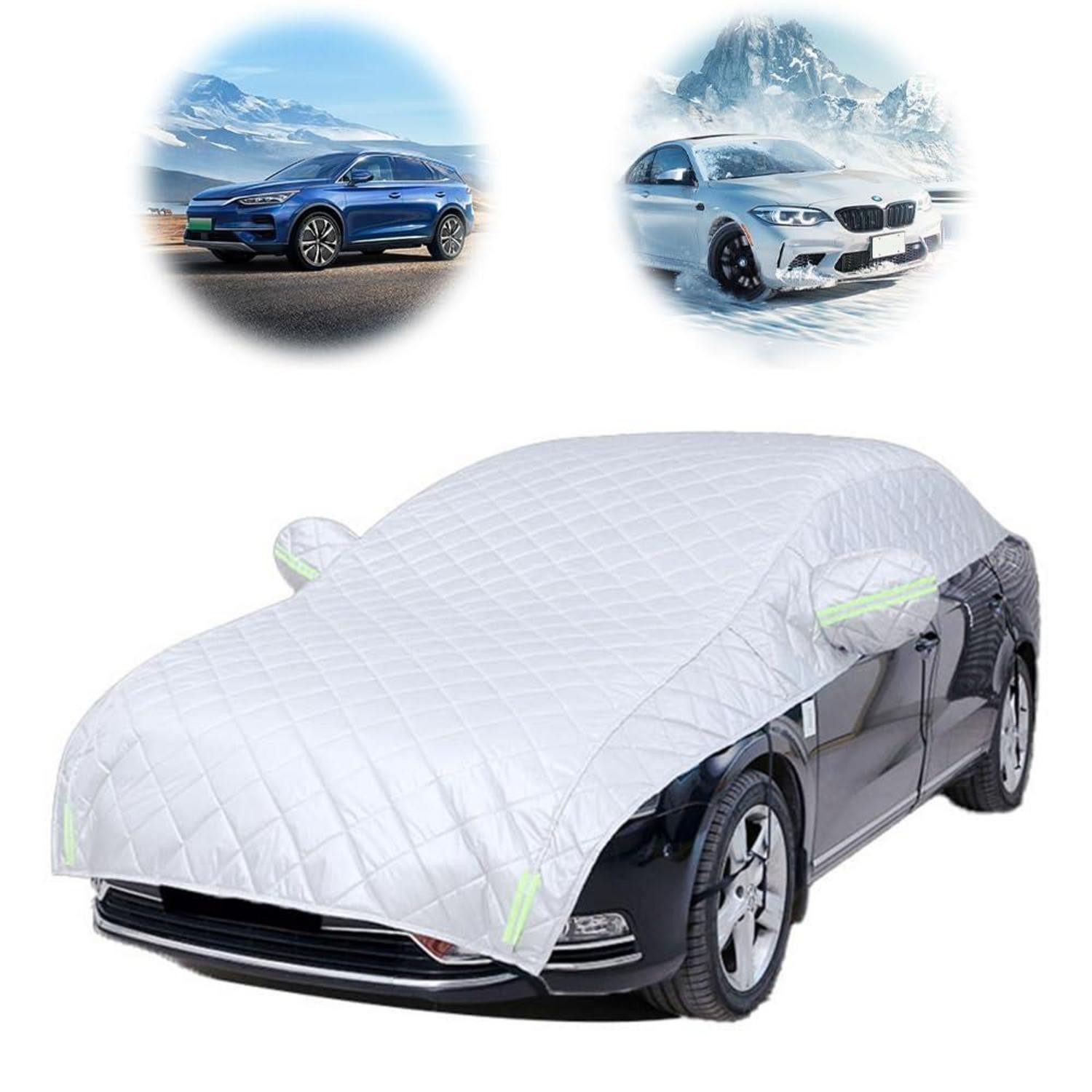 LuxusKollektion Hagelschutzplane Hagelschutzplane Auto Wasserdicht Staubdicht Sonnensicher silber