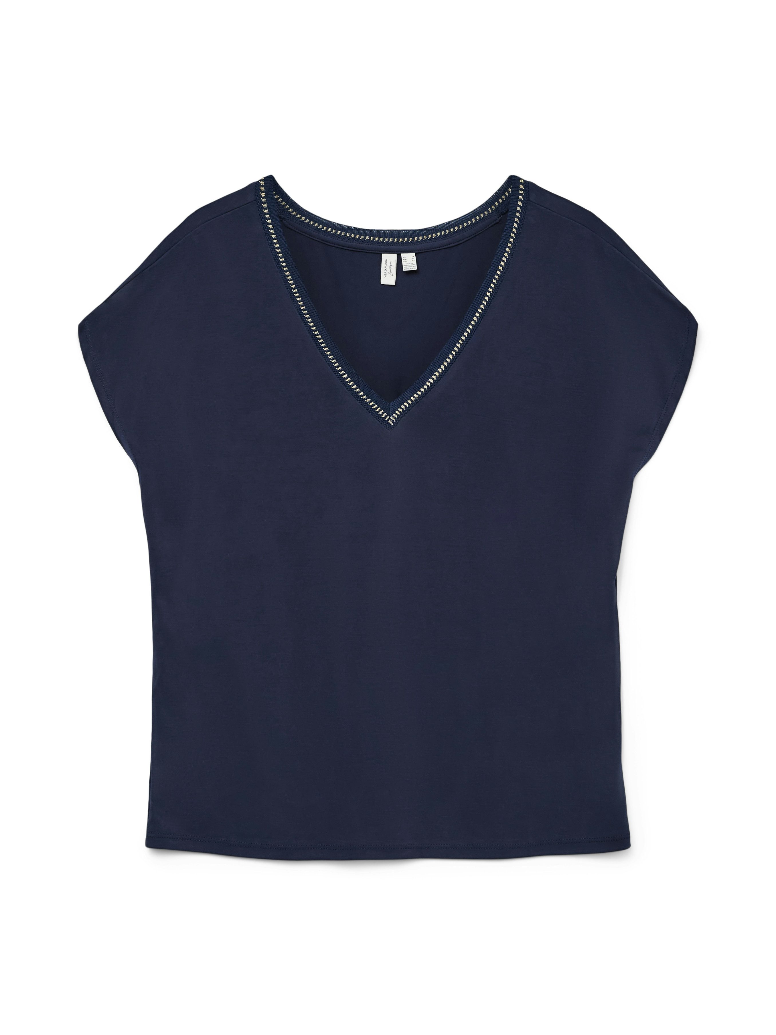 Vero Moda Kurzarmshirt VMBATILA C/S V-NECK günstig online kaufen