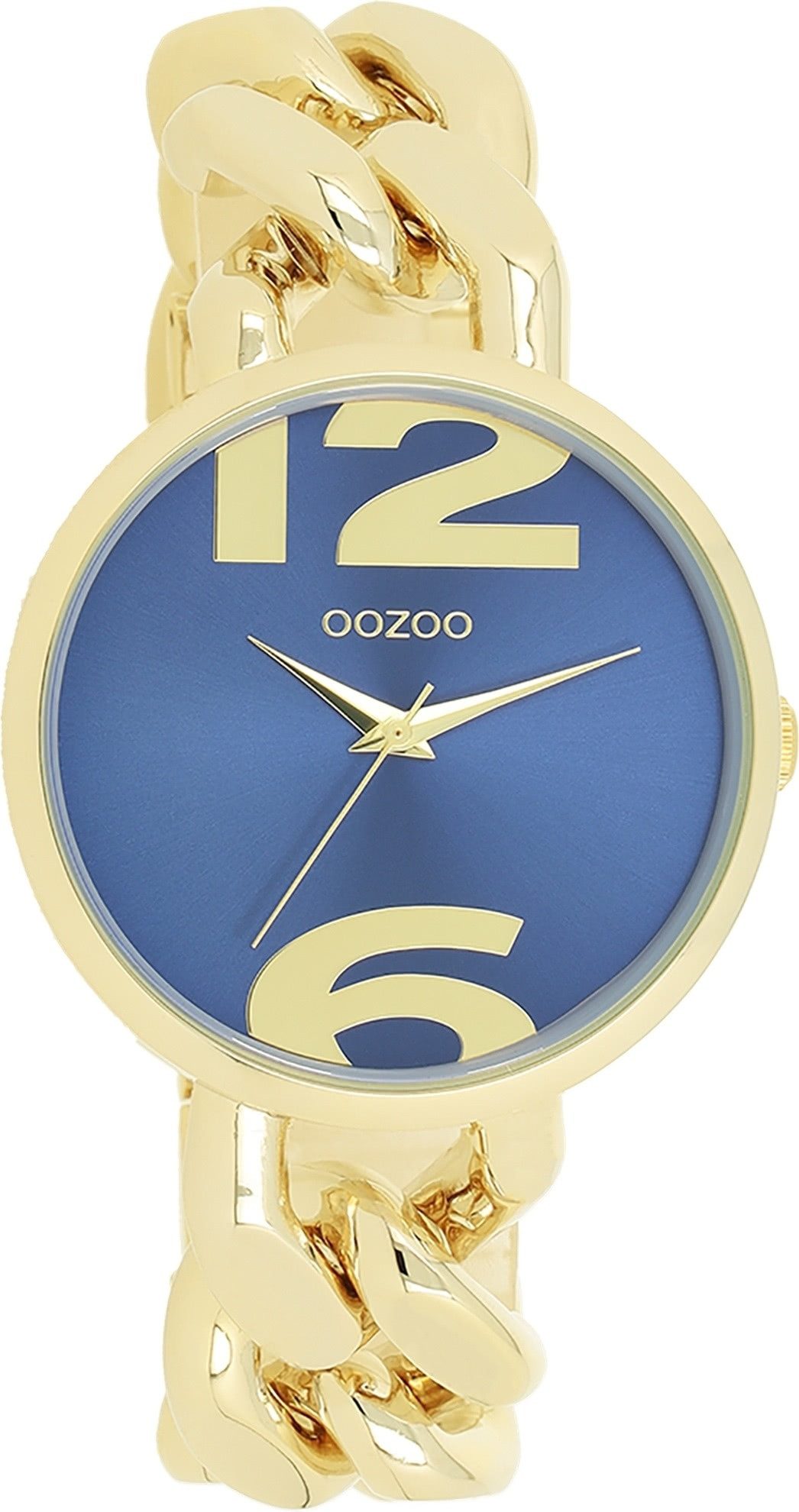 OOZOO Oozoo Damen Armbanduhr Timepieces Analog, (Analoguhr), Damenuhr rund, groß (ca. 40mm) Metallarmband, Fashion-Style