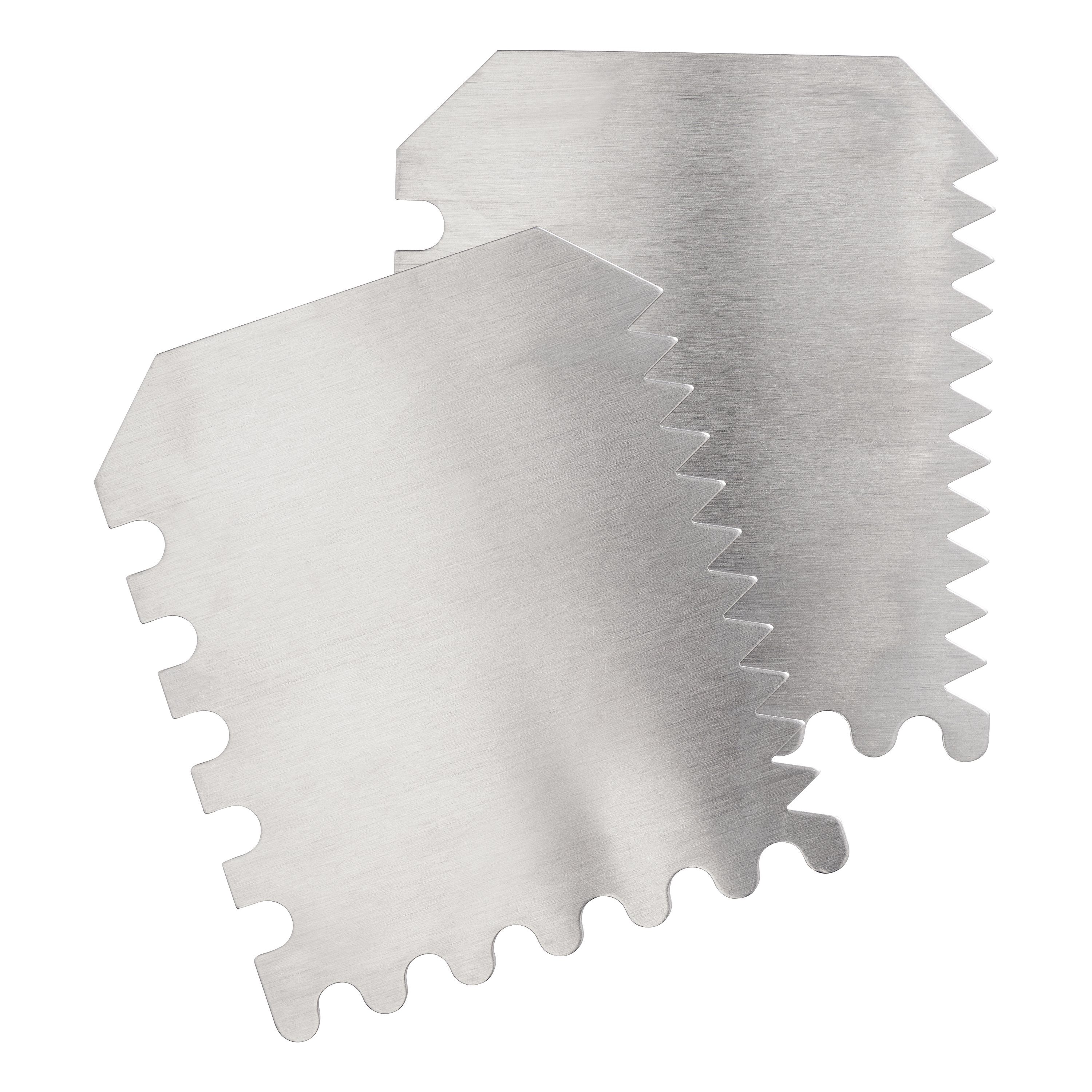 efco Malerspachtel Effektspachtel Metall 7 cm x 6 cm 2 Stück