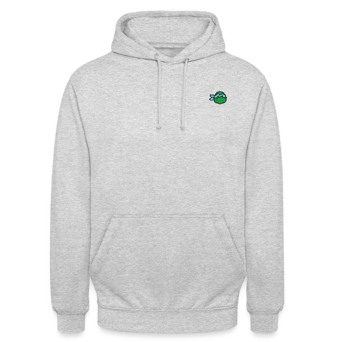 Hellgrau meliert