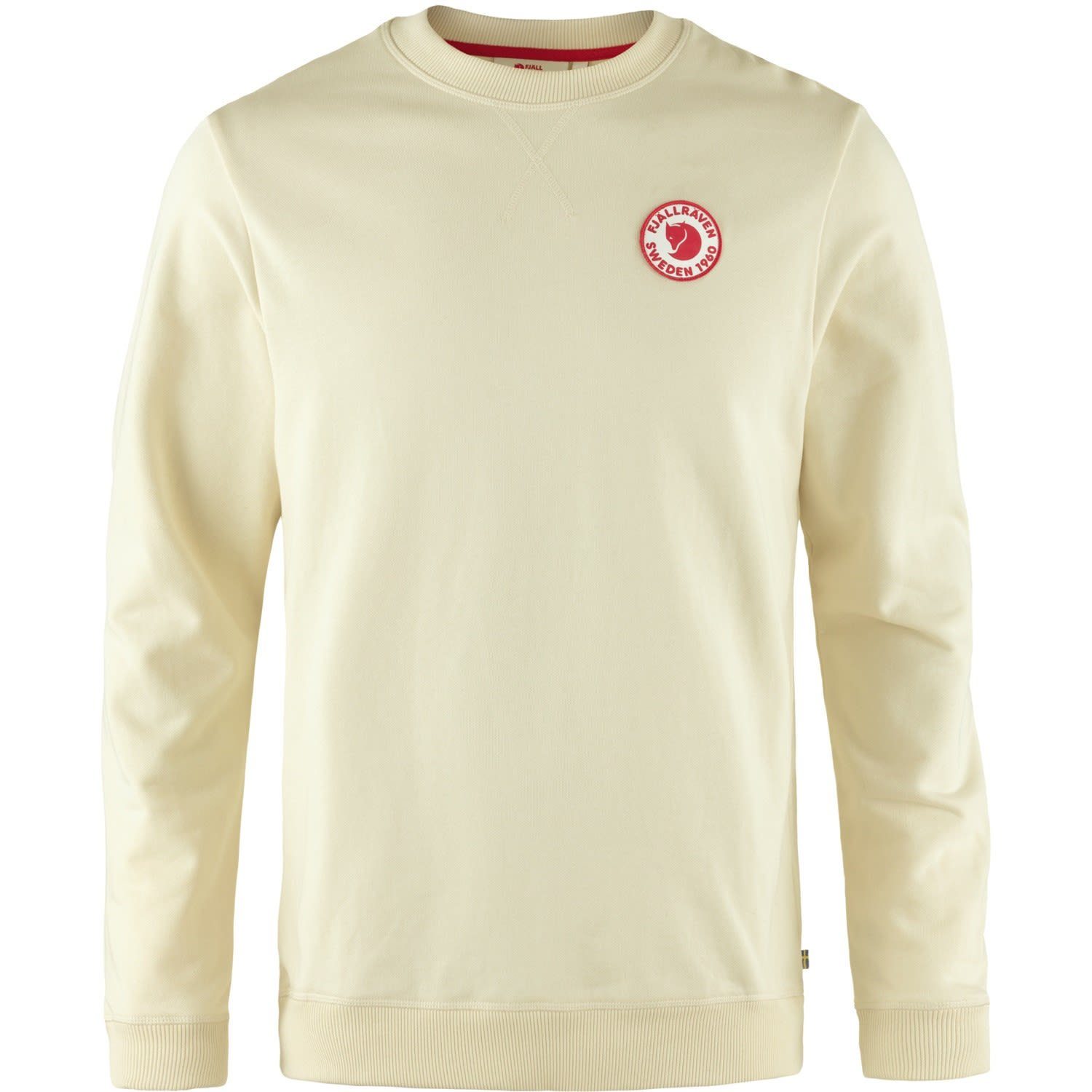 Fjällräven Fleecepullover Fjällräven M 1960 Logo Badge Sweater Herren Chalk White