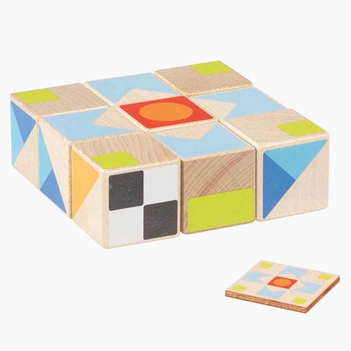 goki Lernspielzeug Legespiel Formen (packung, 35-St., spieleset), Erkennen von Formen und Farben unterstützen