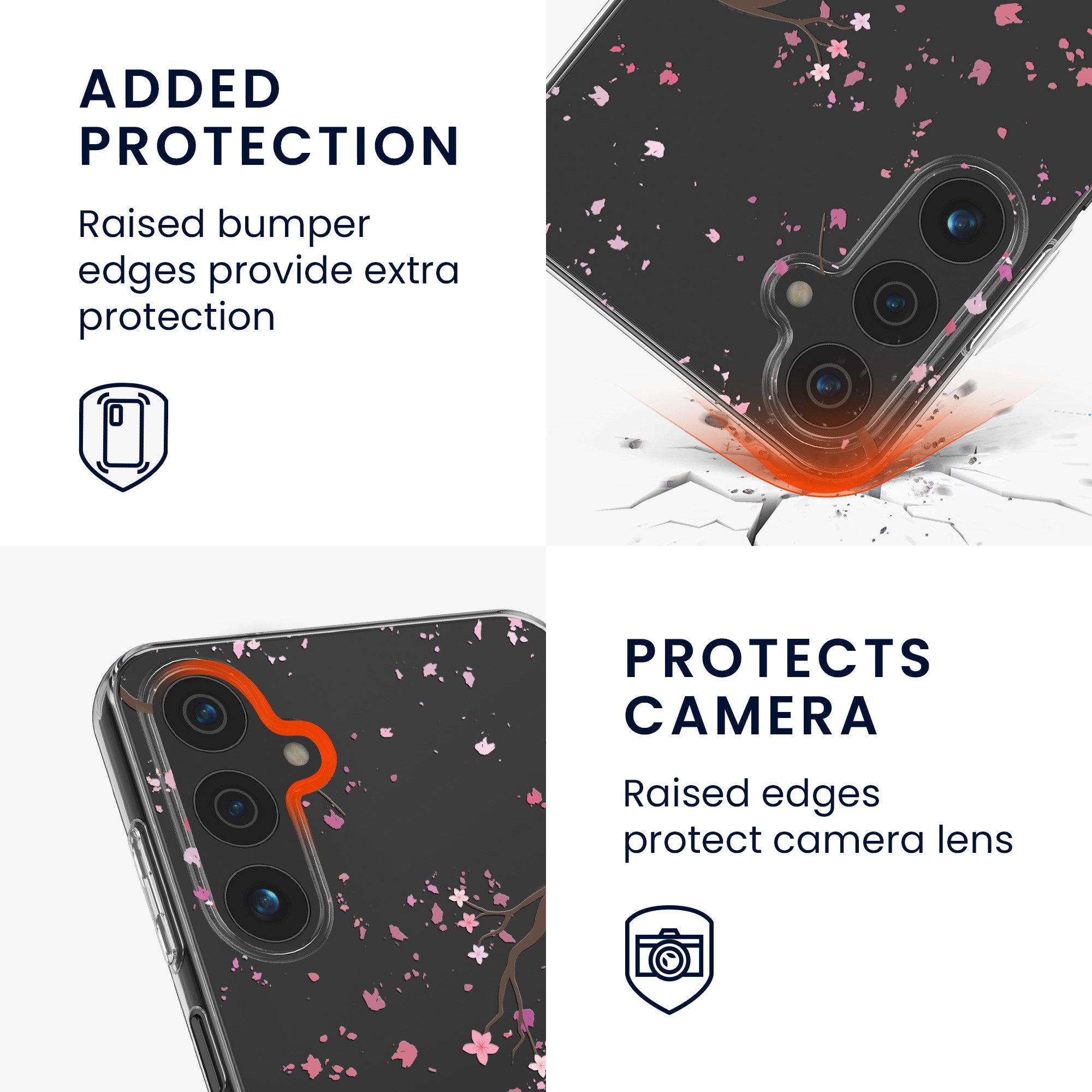 kwmobile Handyhülle Case für Samsung Galaxy A16 5G, Hülle Silikon transparent - Silikonhülle – Bild 3 von 5