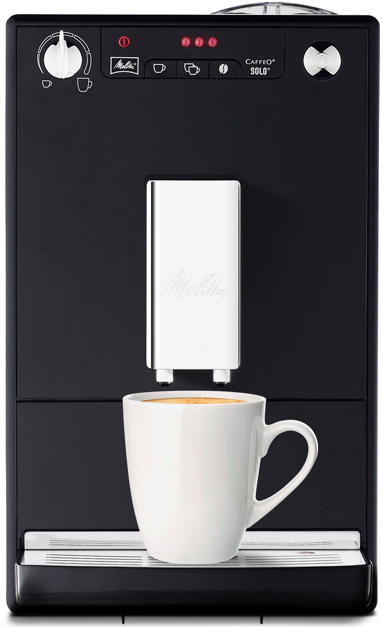 & 20cm crème nur Espresso, Café schwarz, Solo® Melitta Kaffeevollautomat für E950-201, breit Perfekt