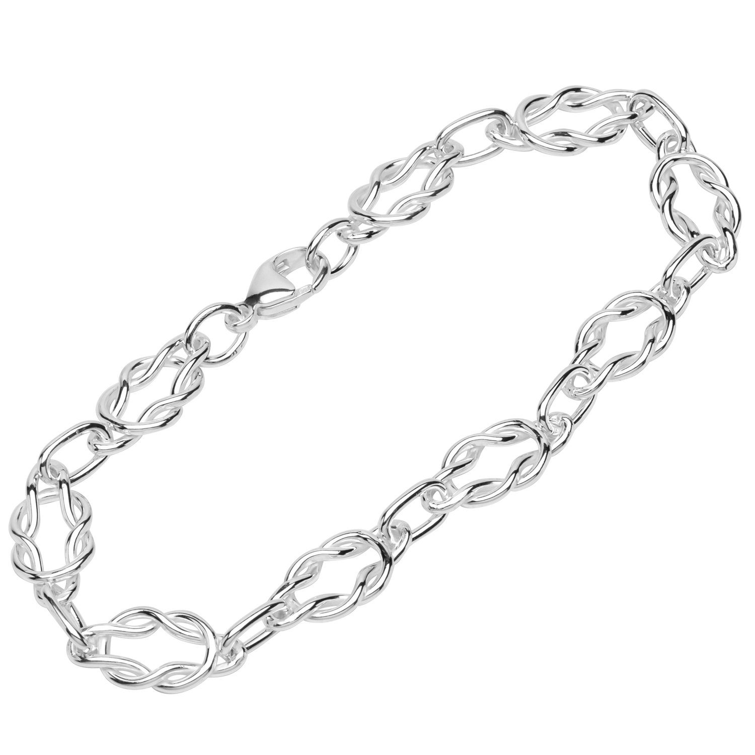 Silberarmband Armband 925 Sterling Silber 22cm Designer Kette Da