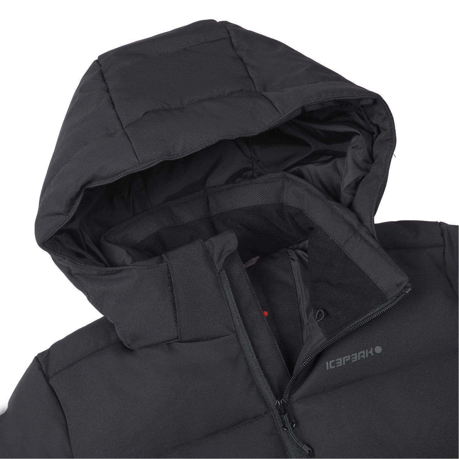 Icepeak Funktionsjacke Louin Winterjacke mit Kapuze und Schneefang – Bild 3 von 5