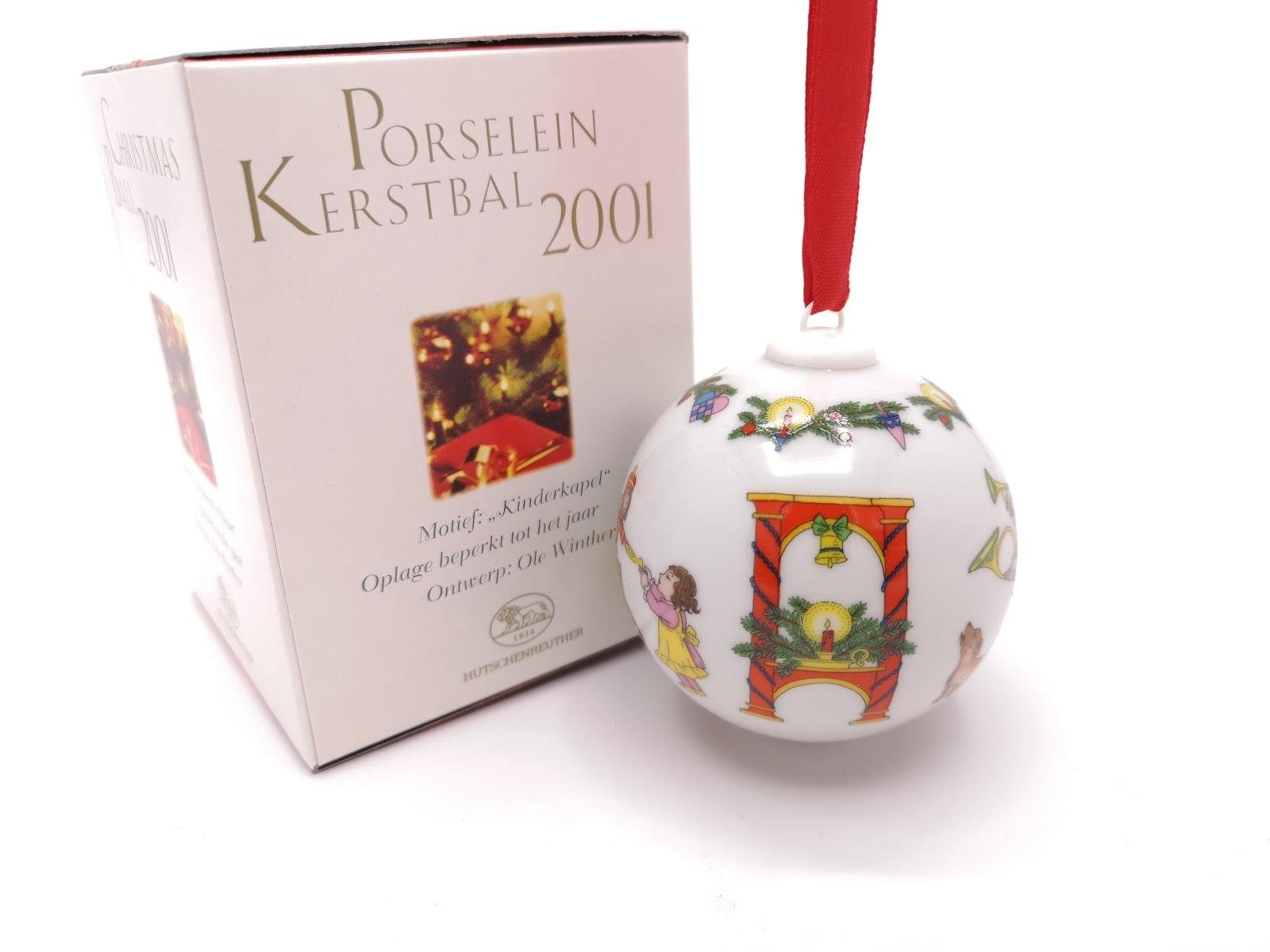 Hutschenreuther Christbaumschmuck Kugel 2001 - in 2001 OVP