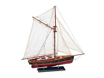 Aubaho Modellboot Modellschiff Segelyacht Yacht Schiff Boot Segelschiff Holz Maritim kei