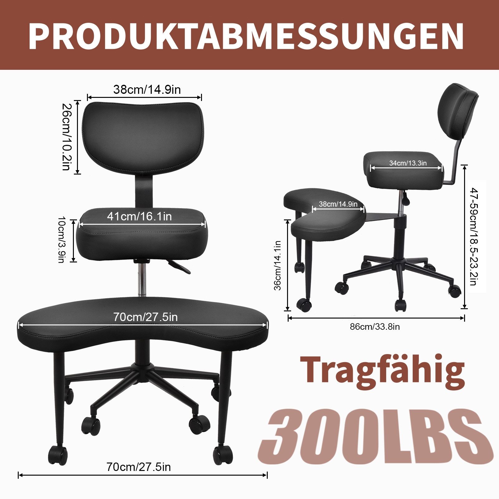 Vellora Bürostuhl Schwebezustand (Multifunktionssitze, 1 St), 360 Grad dreh günstig online kaufen