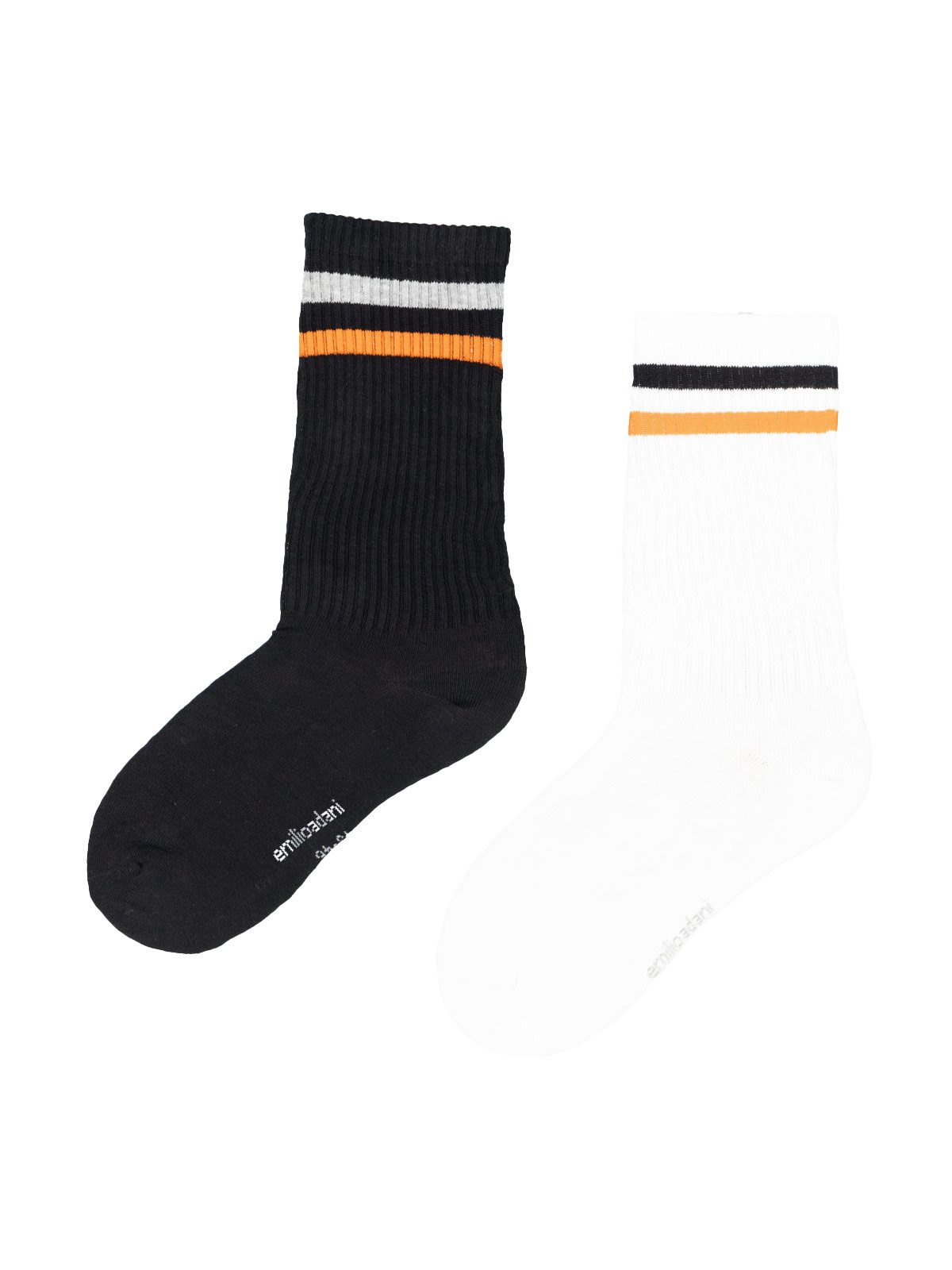 emilio adani Freizeitsocken emilio adani Herren Socke gemustert, Schwarz