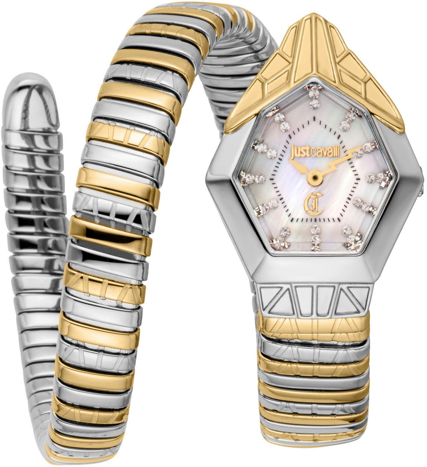 Just Cavalli Time Quarzuhr Gemma JC1L358M0065, Armbanduhr,Damenuhr,Edelstah günstig online kaufen