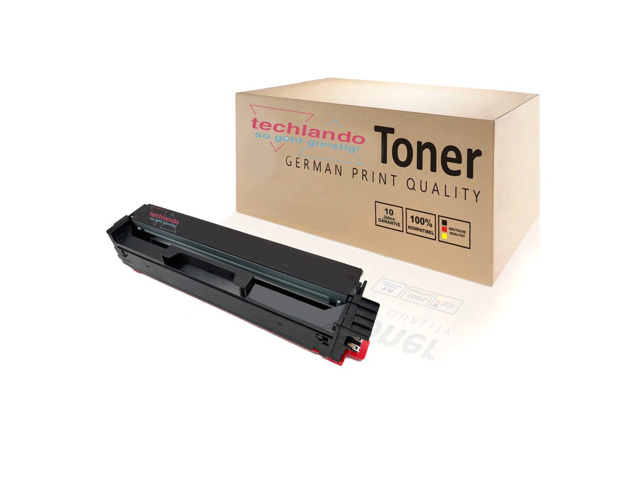 Techlando Tonerpatrone Techlando Green Toner REBUILD C332HK0 Farbe: Schwarz