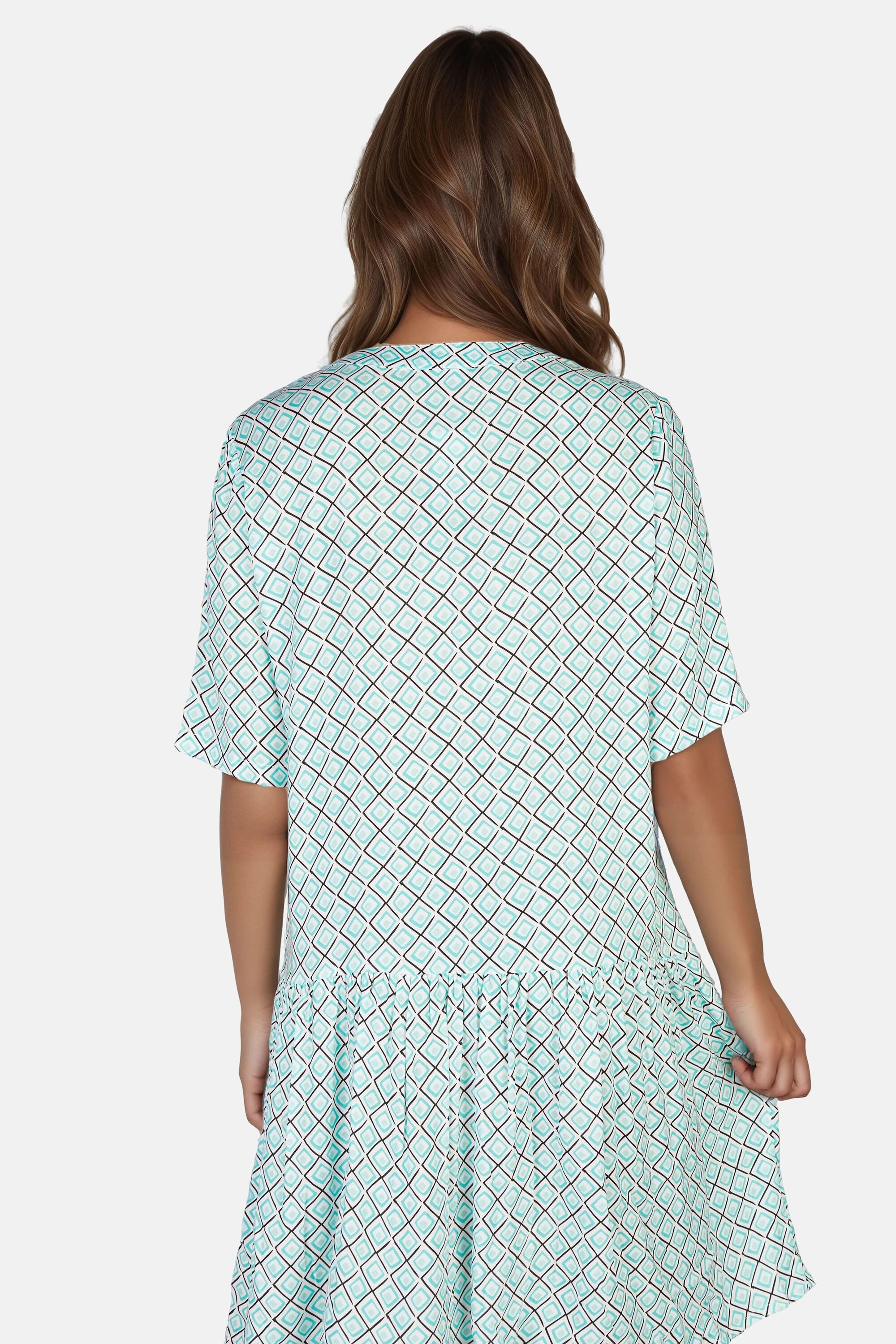 NAVIGAZIONE A-Linien-Kleid (1-tlg) Graphischer Druck