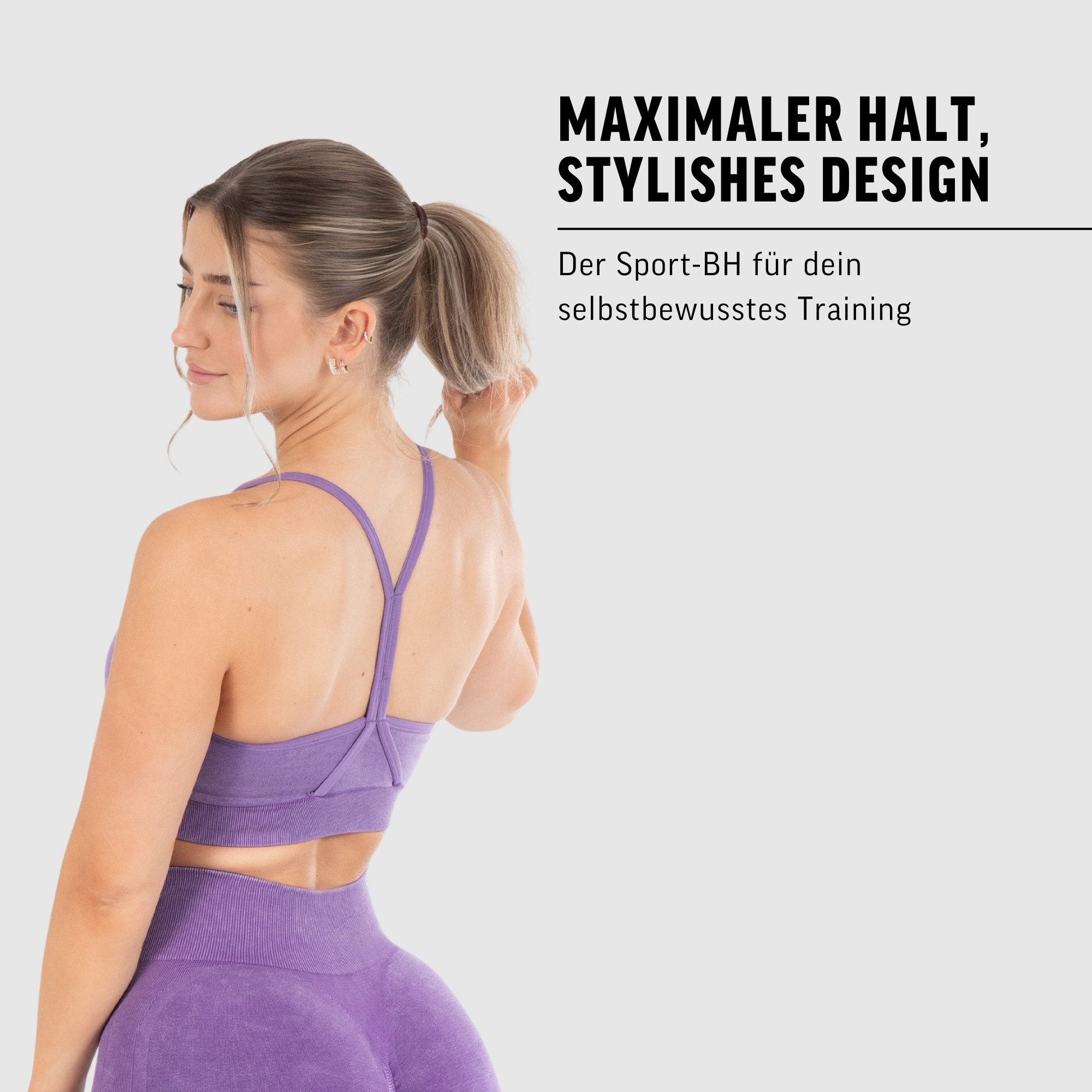 Smilodox Sport-BH Batik Acid Scrunch, Rutschfester Bra mit Batik Waschung Seamless Sport Bra Blickdicht Atmungsaktiv Yoga Fitness Freizeit