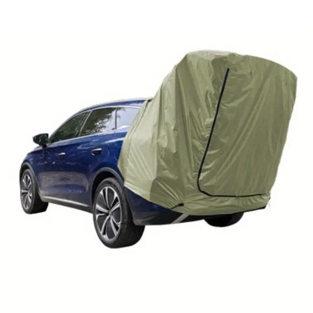 MECO Faltzelt Campingzelt SUV Auto-Heckzelt 2,0×1,2×2,4m, (Outdoor Kofferraum Zelt Erweiterung, Sonnenschutz Vordach für Reisen), 210D Oxford wasserdicht, Sonnenschutz