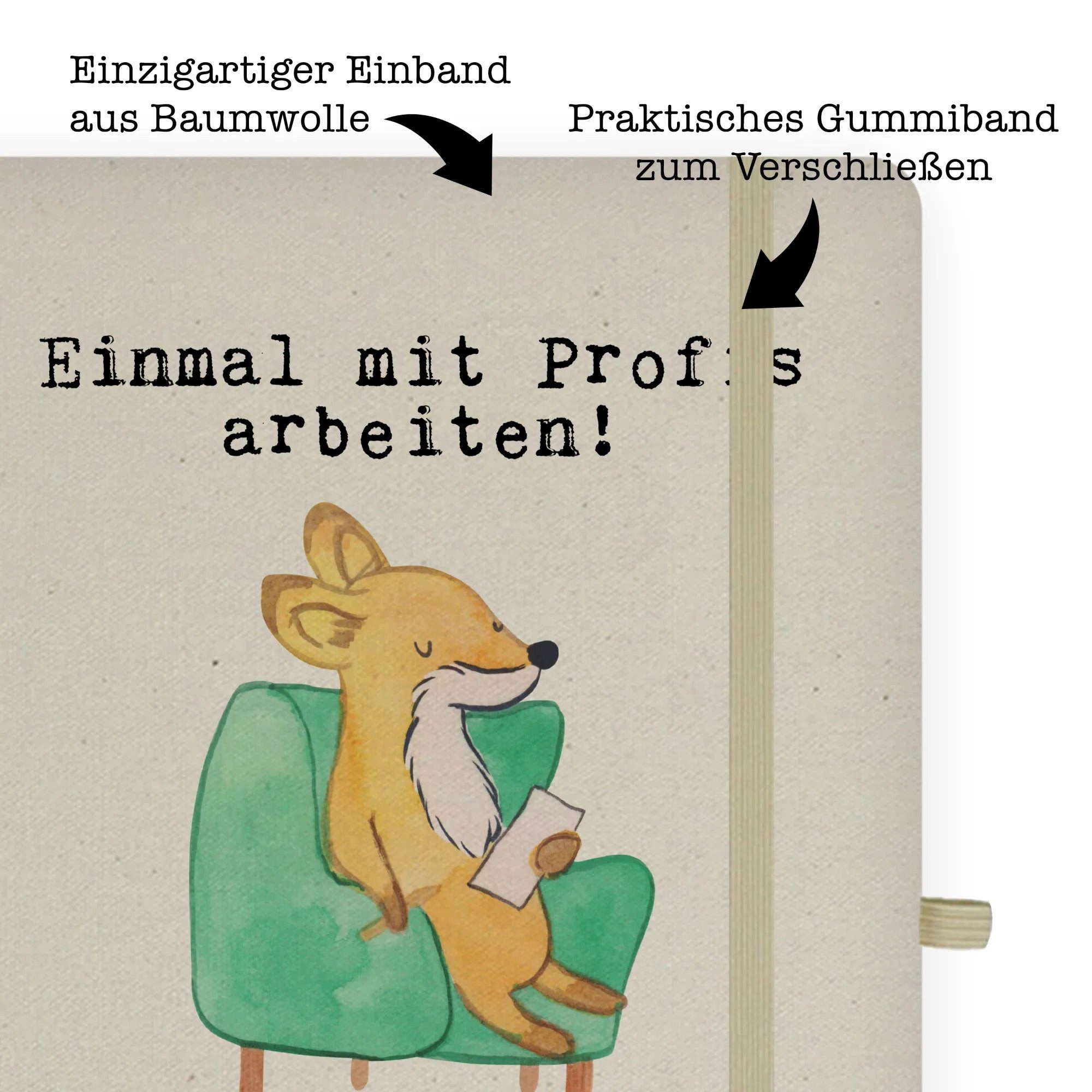 Thumbnail - Mr. & Mrs. Panda Notizbuch Therapeut Leidenschaft - Transparent - Geschenk, Journal A5, A5 Notiz Mr. & Mrs. Panda, Kreat...