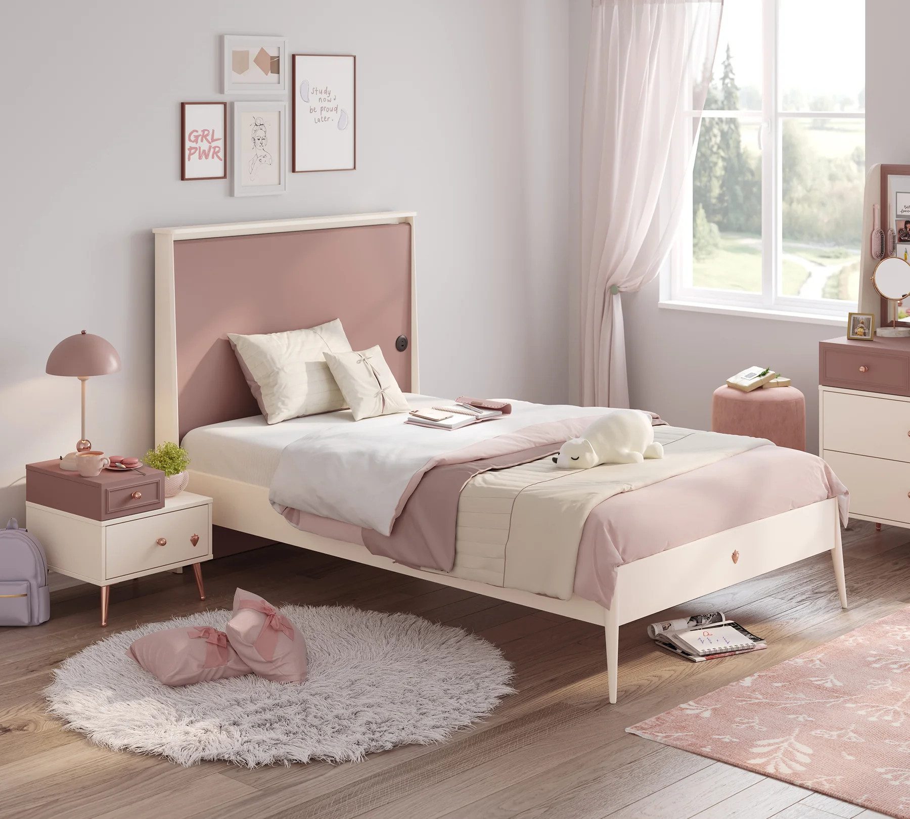 Möbel-Zeit Kinderbett ELEGANCE, 2 Größen