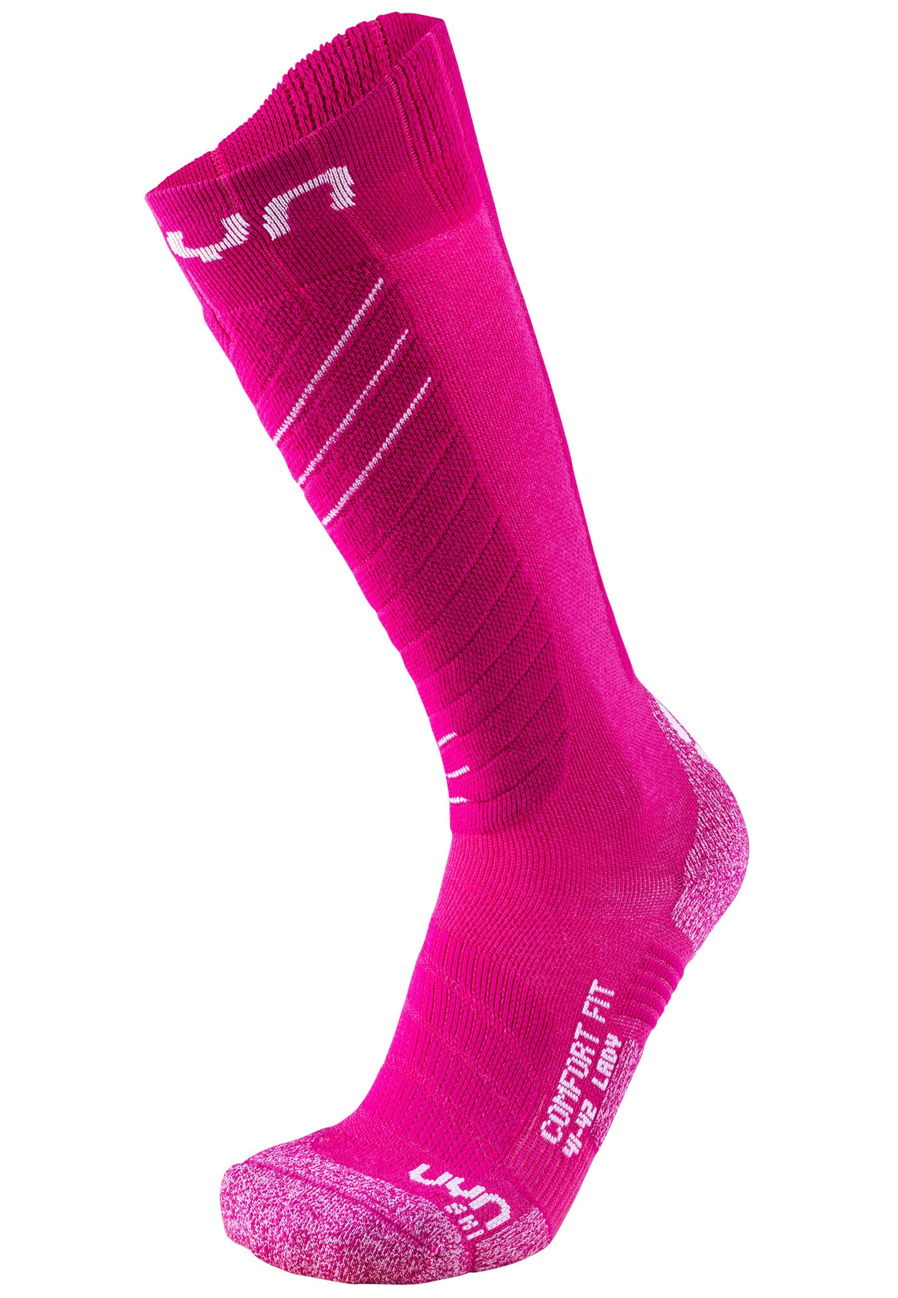 Fit Socken Ski pink Comfort UYN (1-Paar)