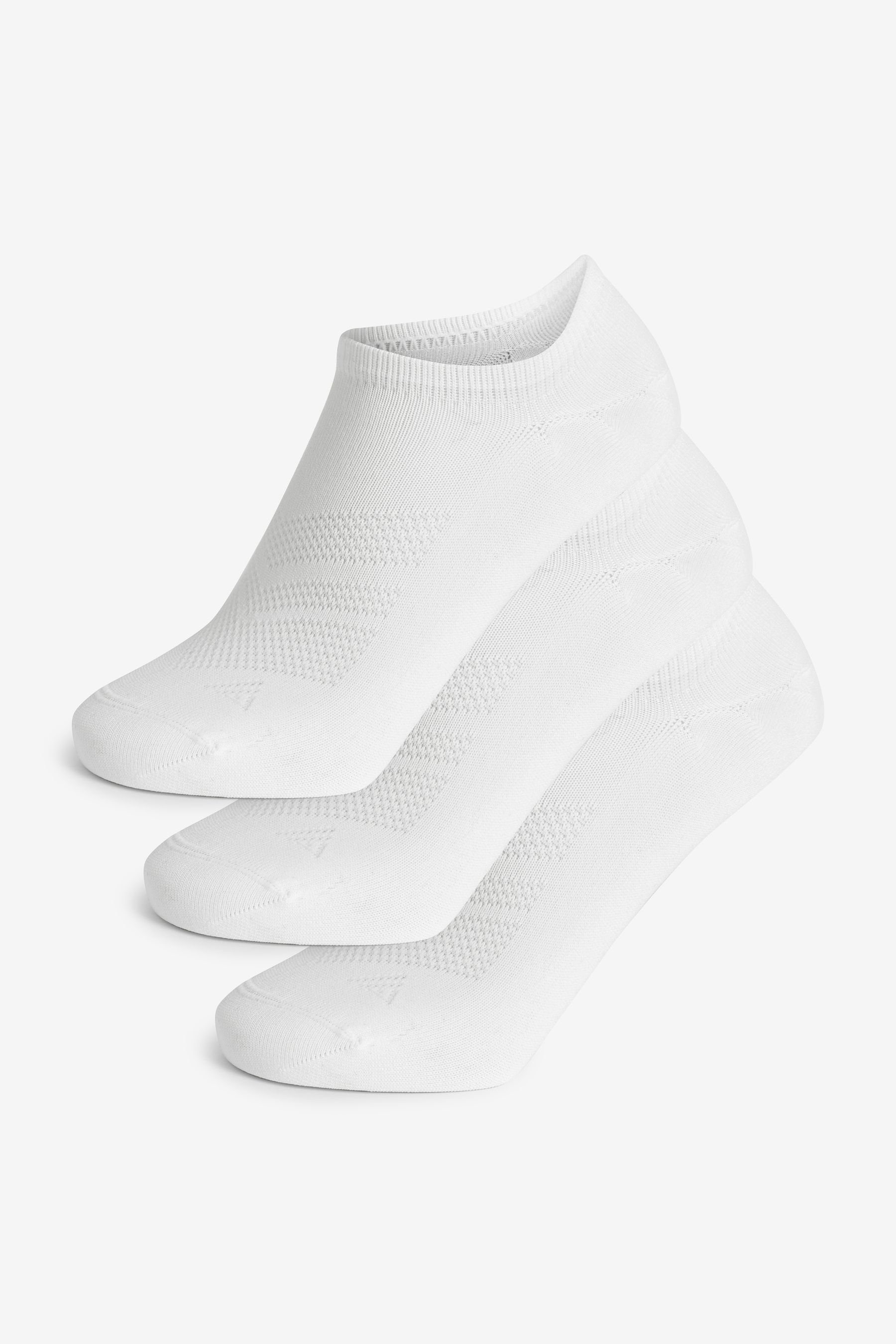 Next Sneakersocken 3er-Pack niedrige Sport Sneaker-Socken (1-Paar) White