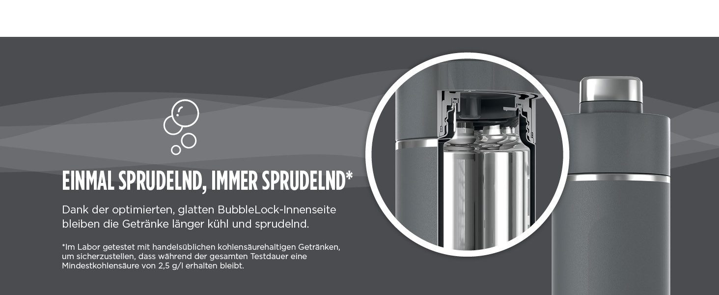 NINJA Isolierflasche Ninja Thirsti Reiseflasche – 530 ml DW1801EUU / 700 ml DW2401EUU, Getränke bleiben 24 Stunden kalt, 12 Stunden heiß, Eis hält 2 Tage