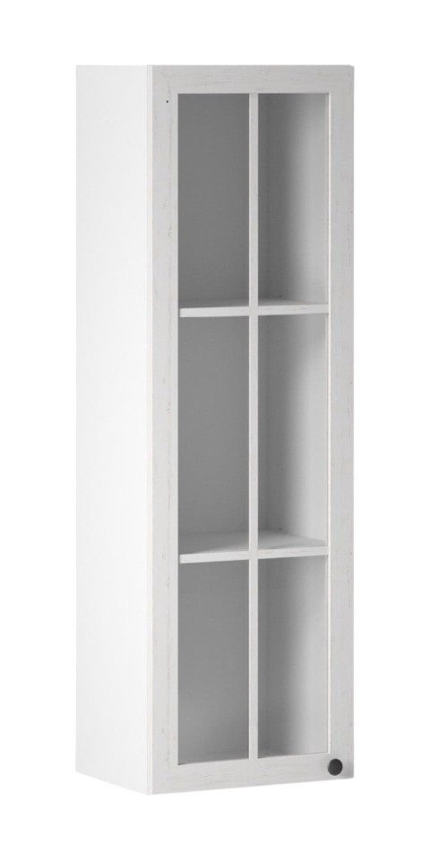 ROYAL24_MARKT Glashängeschrank - Eleganter Wandschrank mit Glastüren (Glashängeschrank, 1-St., Provence W40S) Top Qualität - Modernes Design - Feinste Materialien.