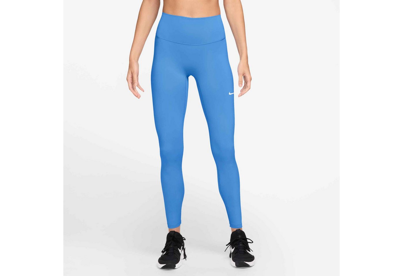 Nike Trainingstights W NK DF ONE HR TIGHT USEAM schnell trocknendes Material, atmungsaktiv, mit elastischem Bund
