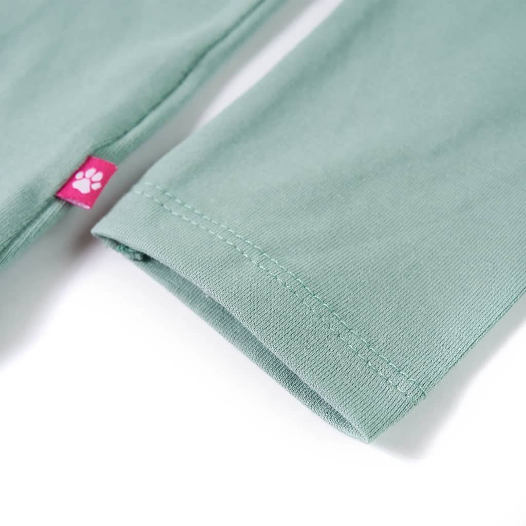 vidaXL Langarmshirt Kinder-Langarmshirt Minzgrün 128
