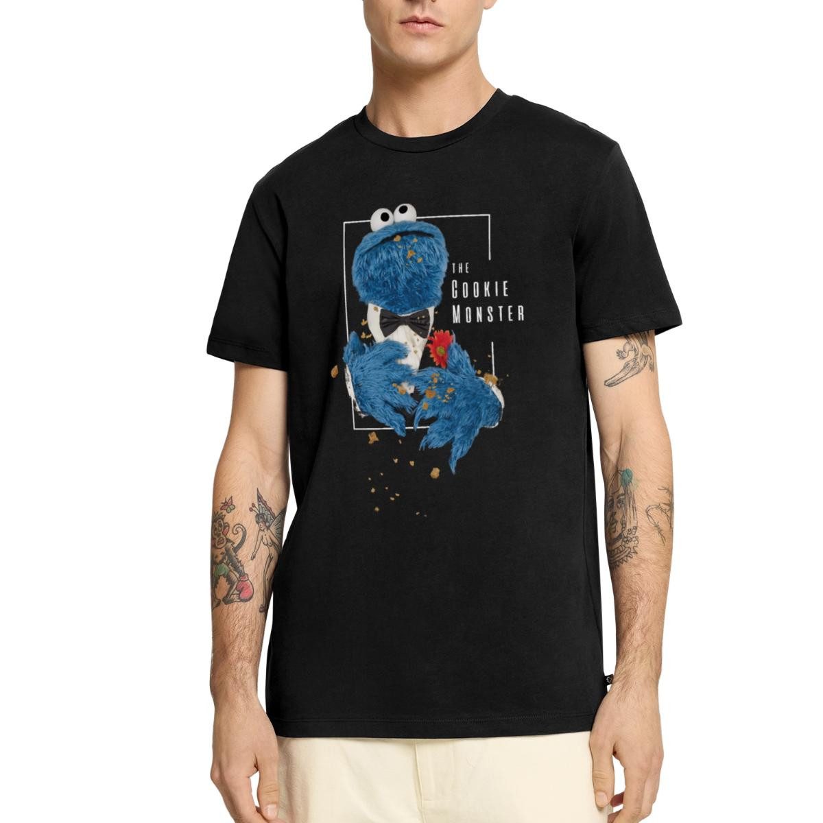 T-Shirt Sesamstraße The Cookie Monster Männer Premium T-Shirt