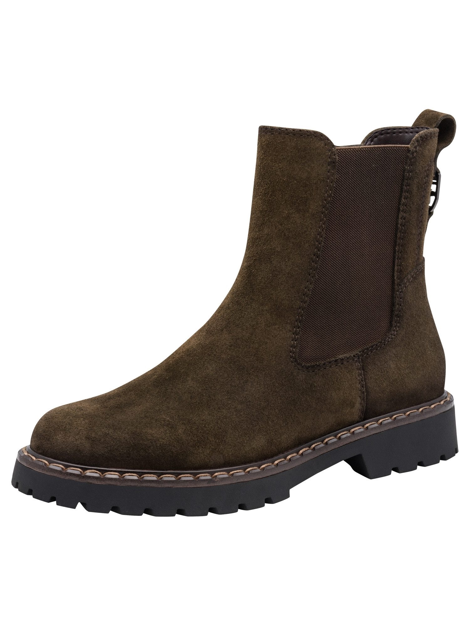 Tamaris TOUCH-IT aus Leder kein Absatz 1-25449-47 Chelseaboots TOUCH-IT