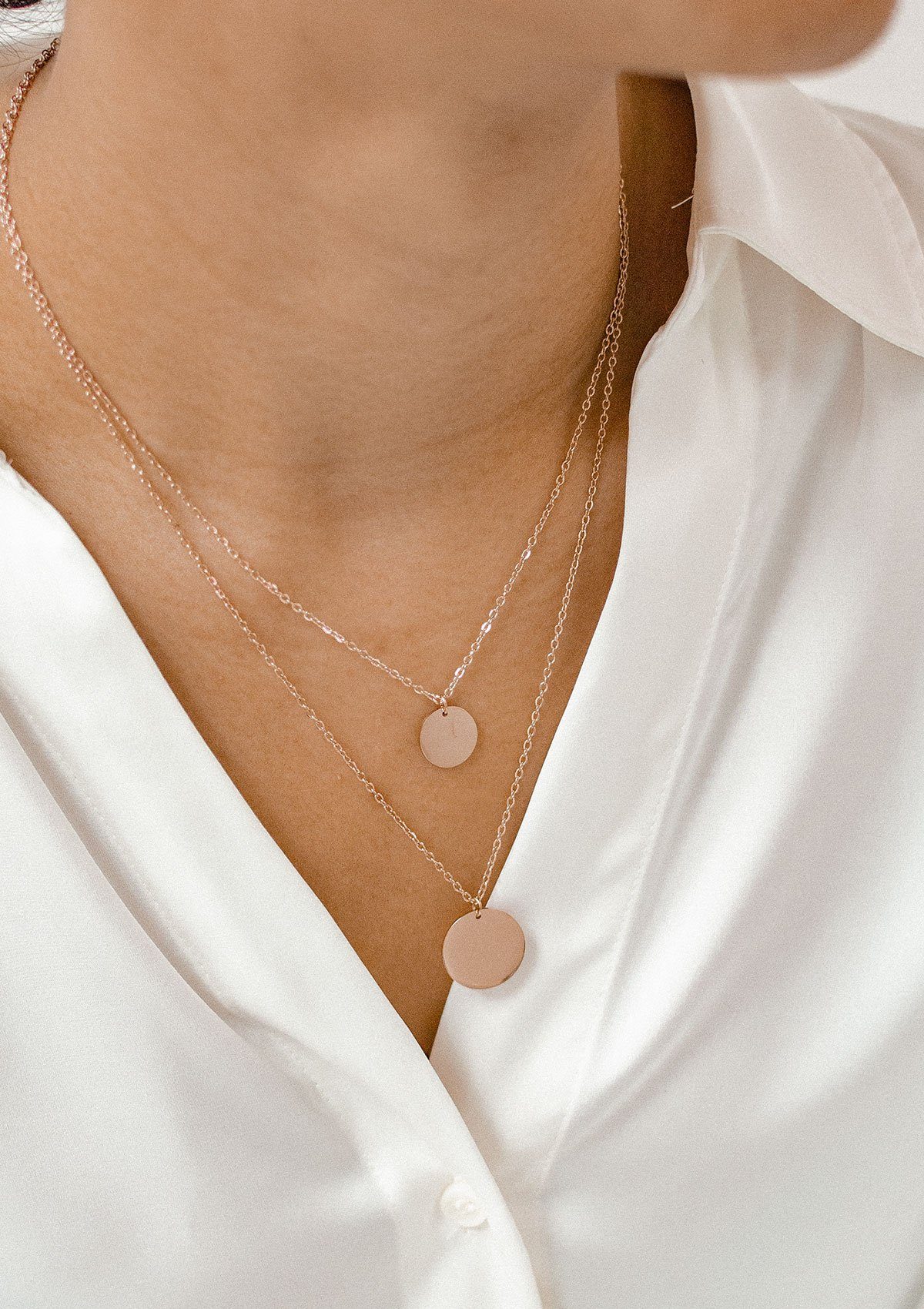 Hey Happiness Kette mit Anhänger Plättchen günstig online kaufen