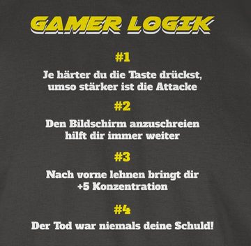 Shirtracer T-Shirt Gamer Logik Nerd Geschenke