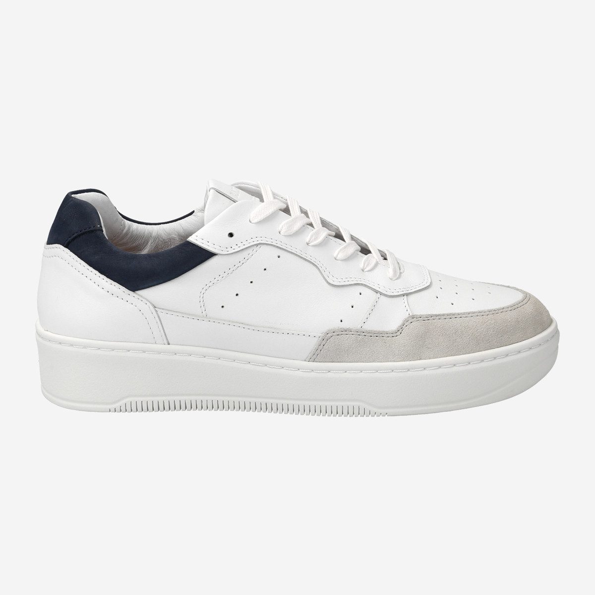 Blackstone ZG46 WHITE NAVY DREW, Sneaker in Weiß für Herren Sneaker