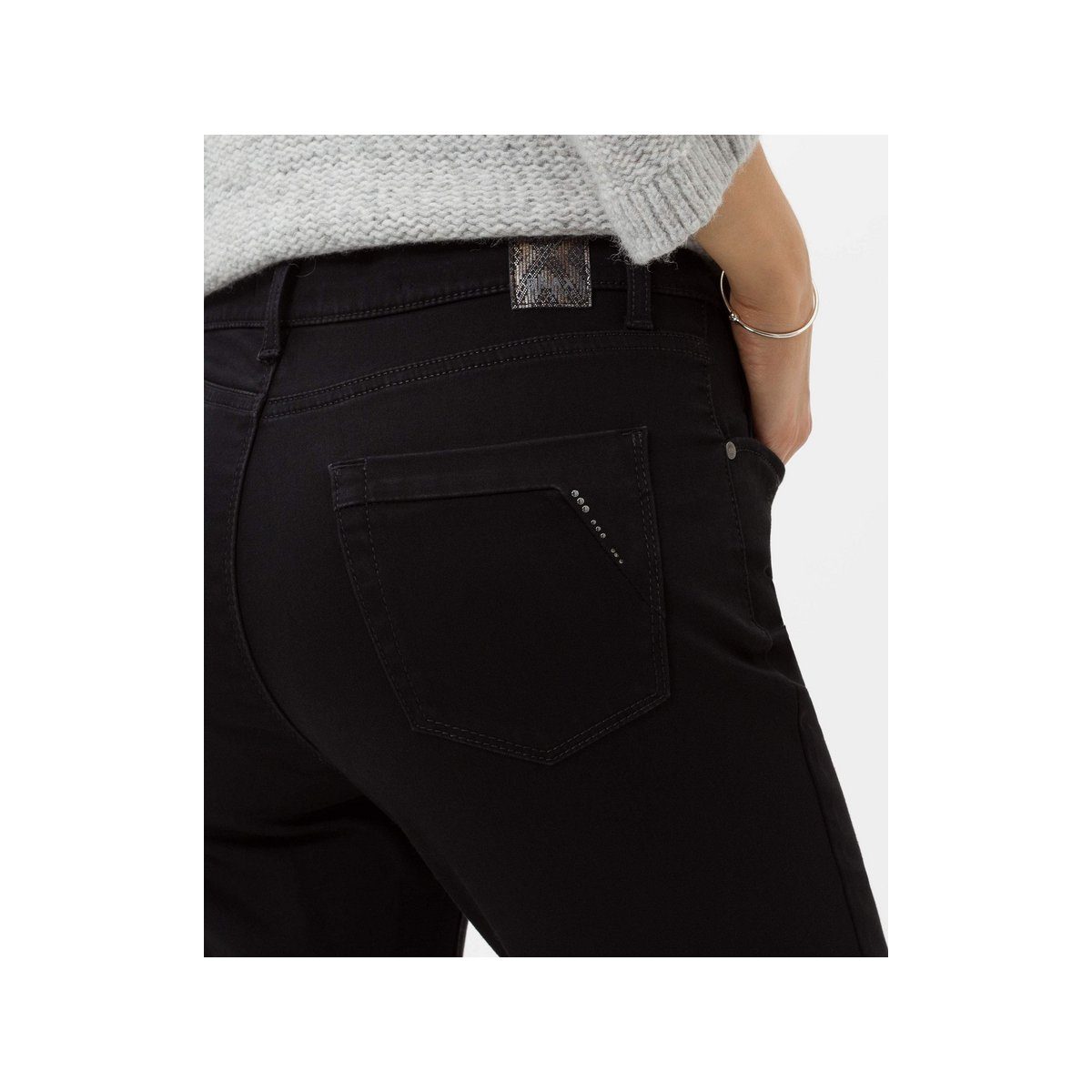 schwarz Brax Slim-fit-Jeans (1-tlg) regular