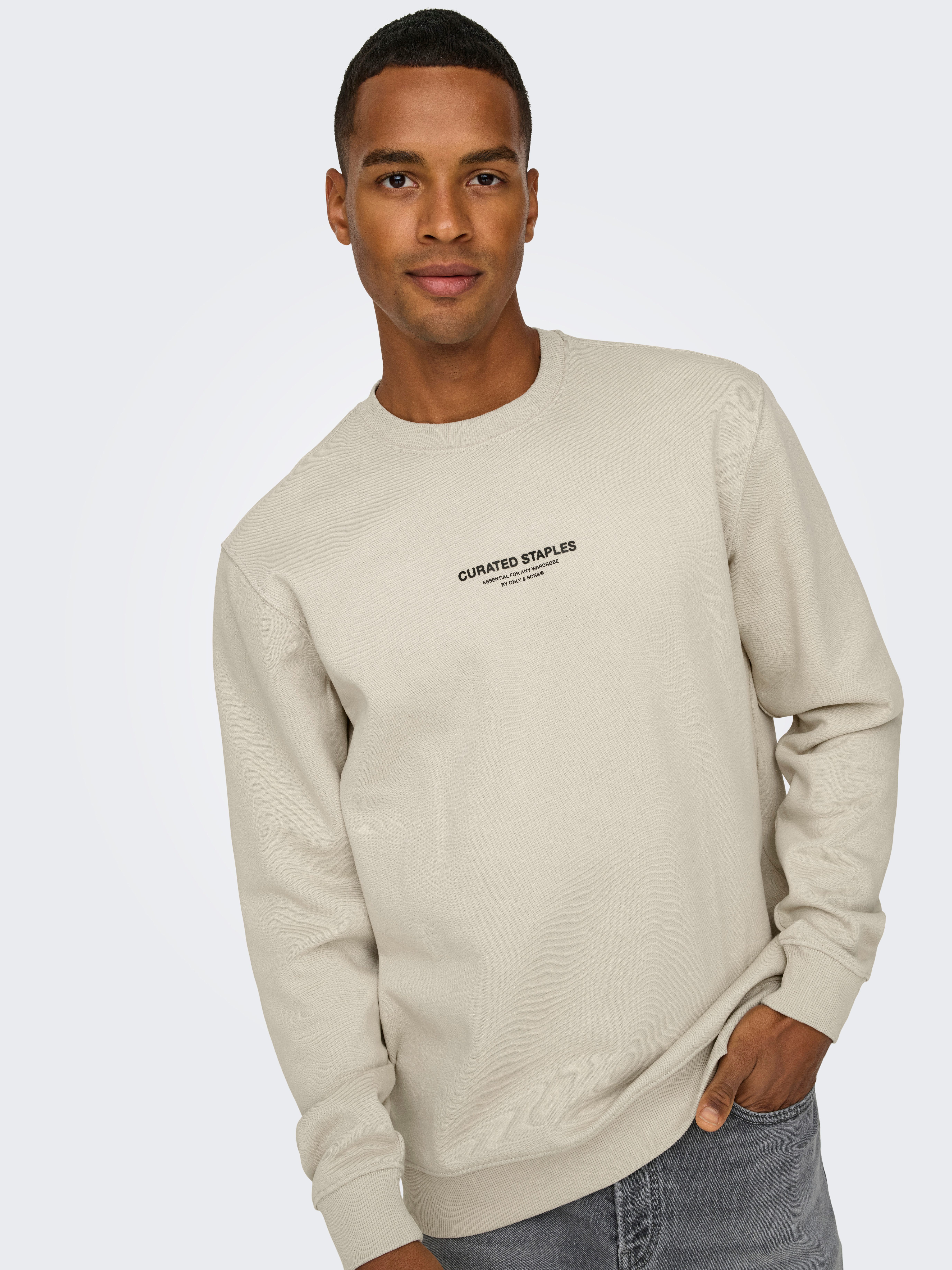 ONLY & SONS Sweatshirt ONSCURATED REG CREW NECK SWEAT günstig online kaufen