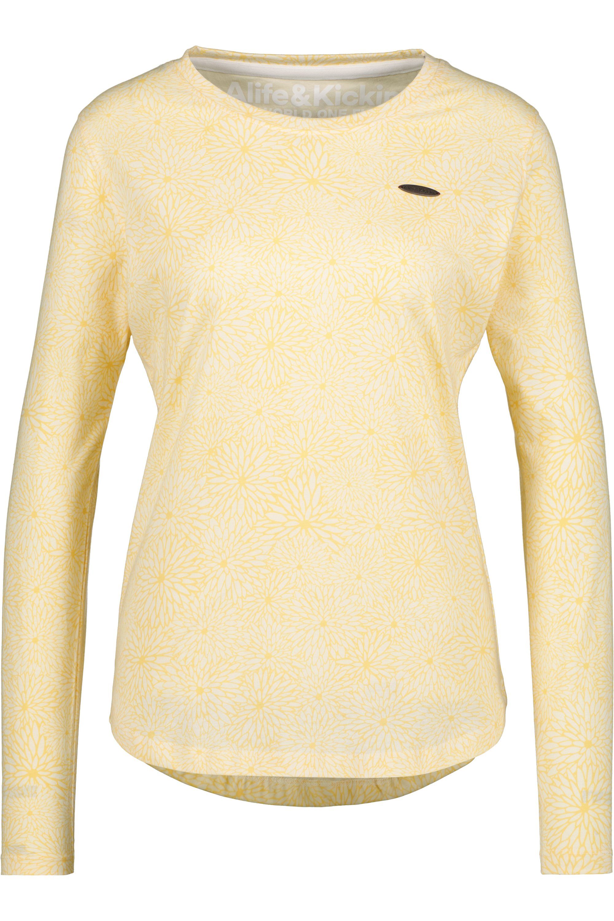 Langarmshirt & Longsleeve Shirt Damen Langarmshirt, melange Alife B Kickin LeaAK butter