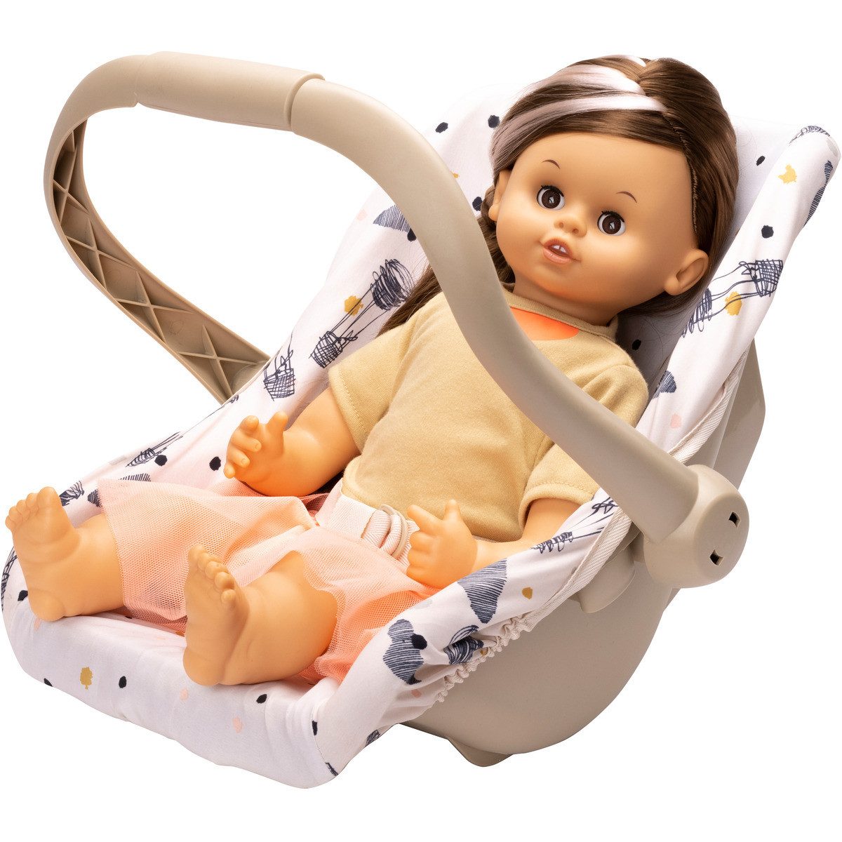 Skrållan Puppen Accessoires-Set Autositz Heißluftballon Mädchen