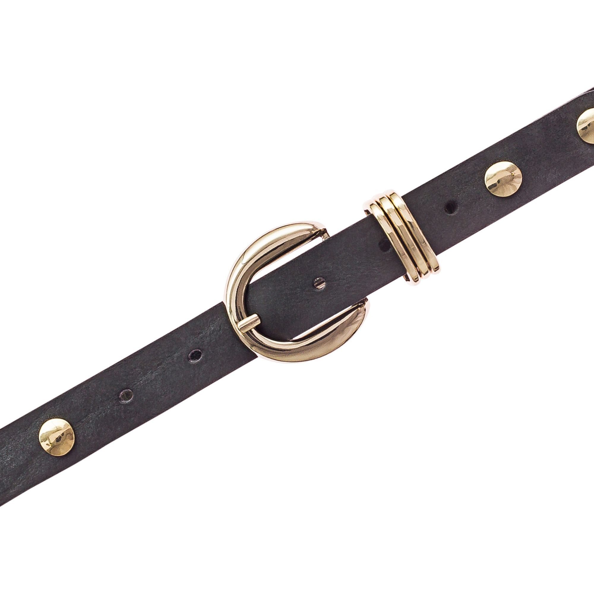 b.belt Ledergürtel Dornschließe