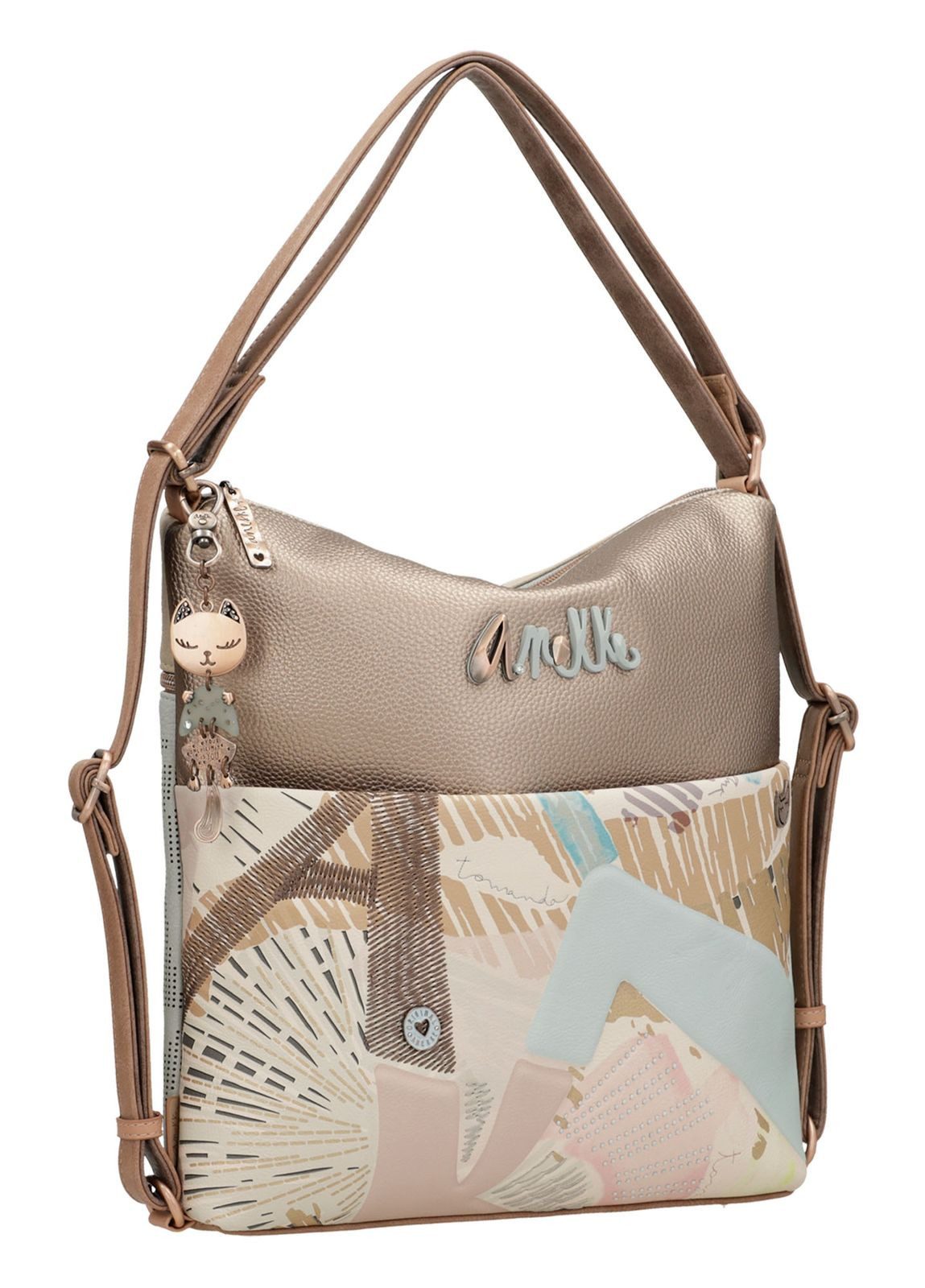 Anekke Schultertasche Passion Bag Convertible Into Backpack