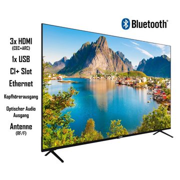 Telefunken XU65SN660S LCD-LED Fernseher (164 cm/65 Zoll, 4K Ultra HD, Smart TV, Triple-Tuner, Bluetooth, 6 Monate HD+ inkl)
