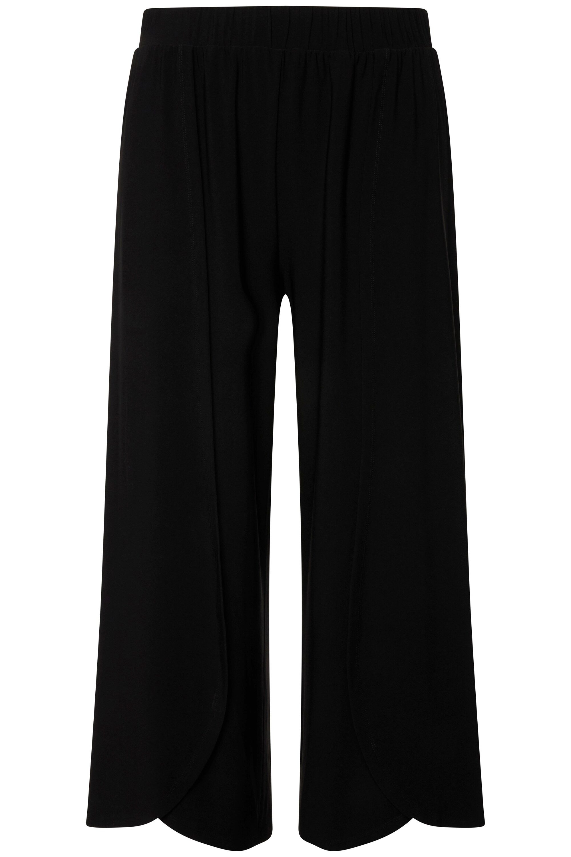 Ulla Popken Funktionshose Jerseyhose Schlitze weites günstig online kaufen
