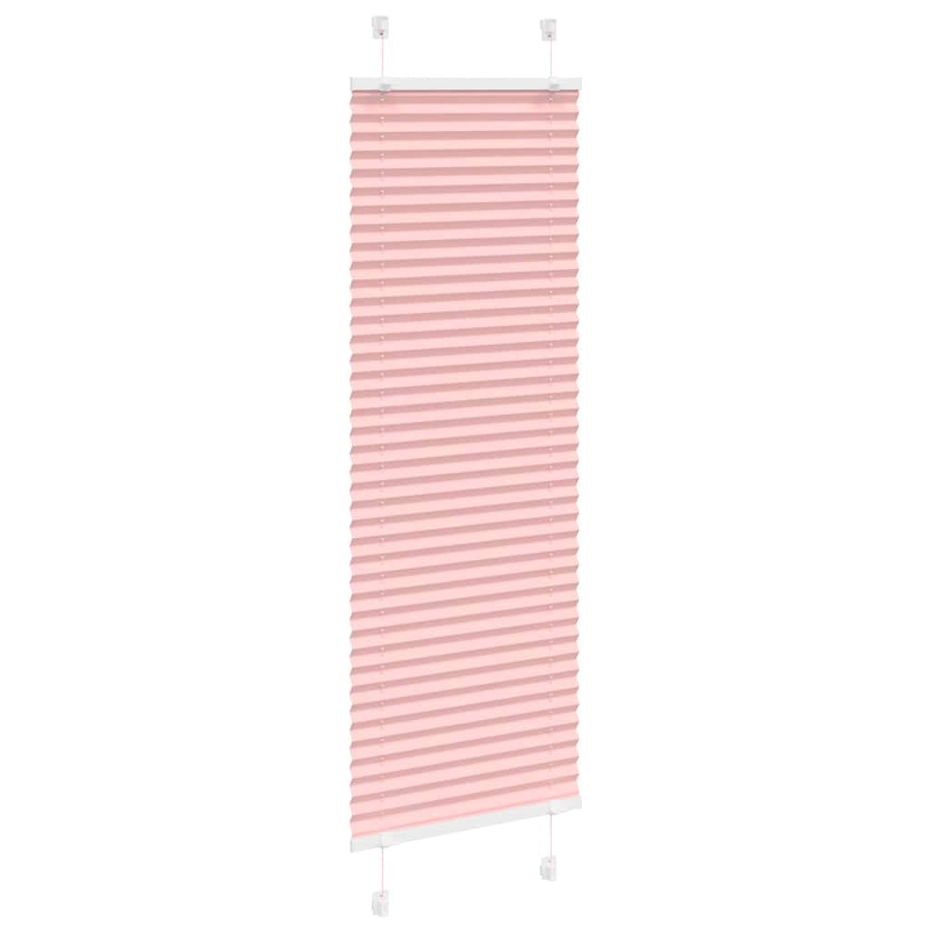 vidaXL Jalousie 50 x 100 cm Plissee Rosa 50x100 cm Stoffbreite 49,4 cm Polyester