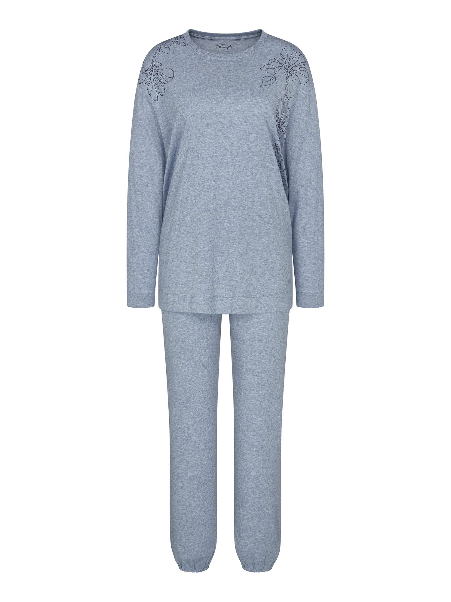 Triumph Pyjama Endless Comfort (2 tlg) breite Bündchen und Saum - bequeme P günstig online kaufen