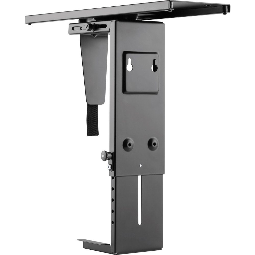 LogiLink Laptop-Ständer LogiLink PC Halterung Untertisch EO0004 Schwarz Belastbar bis=10 kg