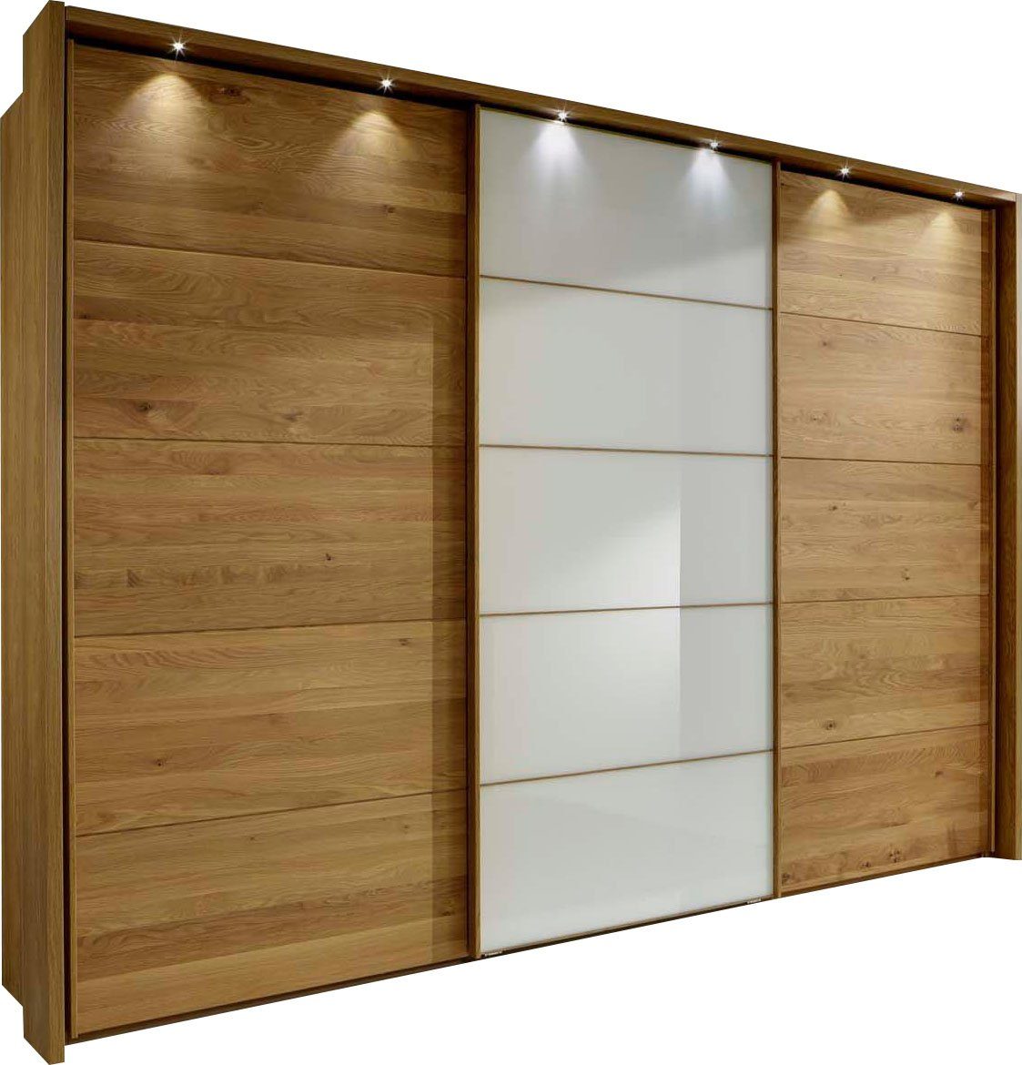 WIEMANN Schwebetürenschrank Kufstein mit Glas