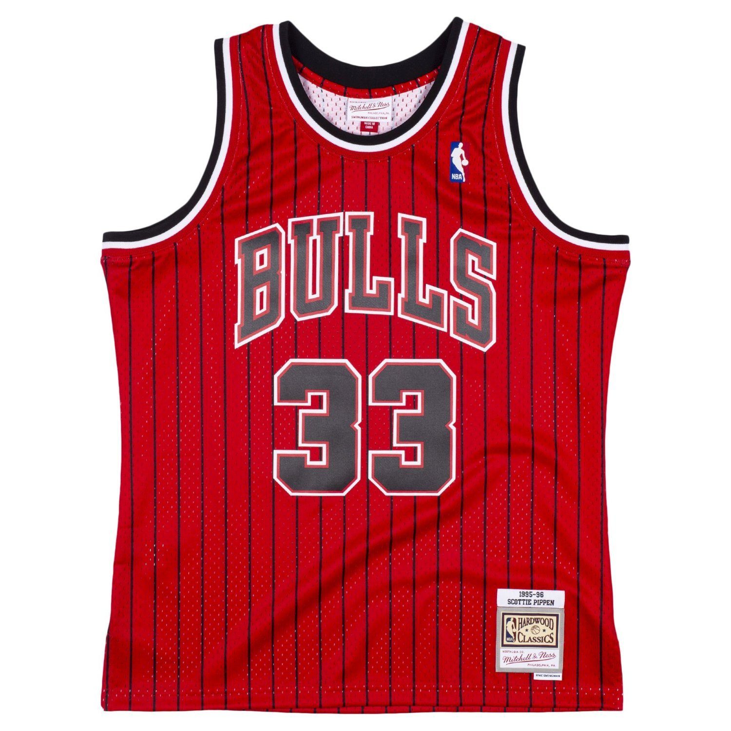 Mitchell & Ness Basketballtrikot Swingman Jersey Chicago Bulls 199596  Scottie Pipp