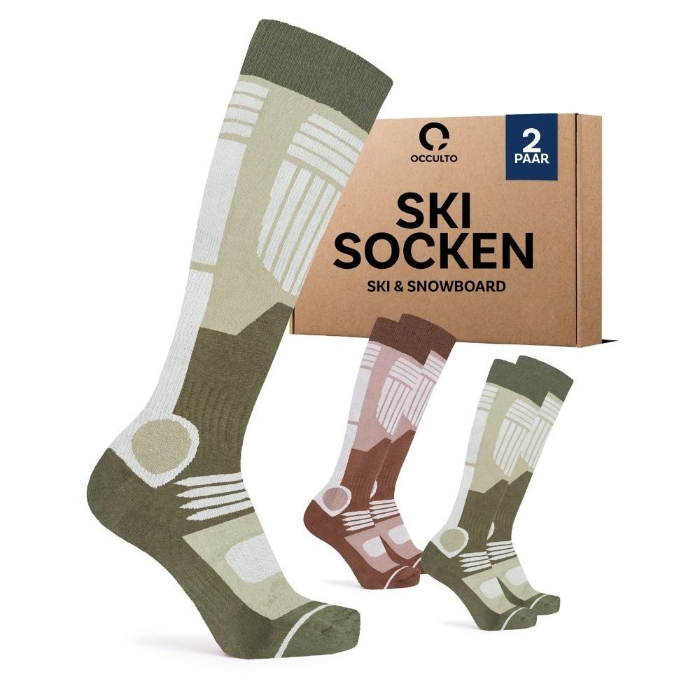 OCCULTO Skisocken Damen Skisocken 2er Pack (Modell: Maria) (2-Paar) von OCCULTO