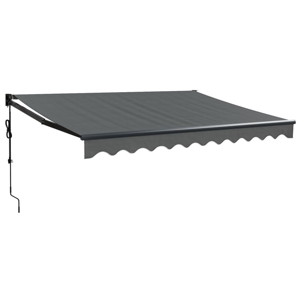 furnicato Markise Elektrische 3 x 2,5 m in Anthrazit (1-St)
